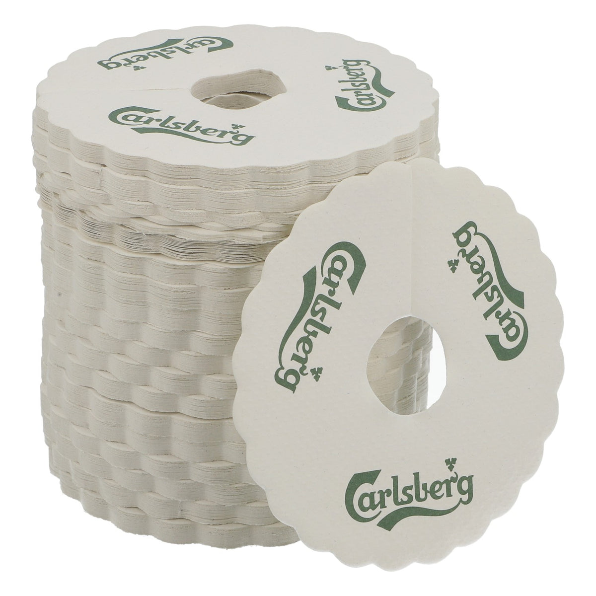1000x Carlsberg Bier Tropfdeckchen Papier Pilsdeckchen Tropfenfänger Papieruntersetzer