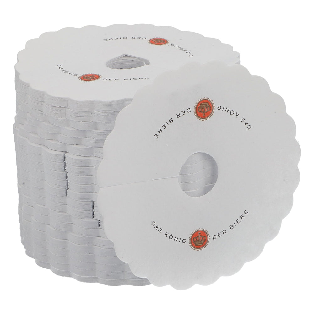 1000x König Pilsener Bier Tropfdeckchen Papier Pilsdeckchen Tropfenfänger Papieruntersetzer kleine Schrift