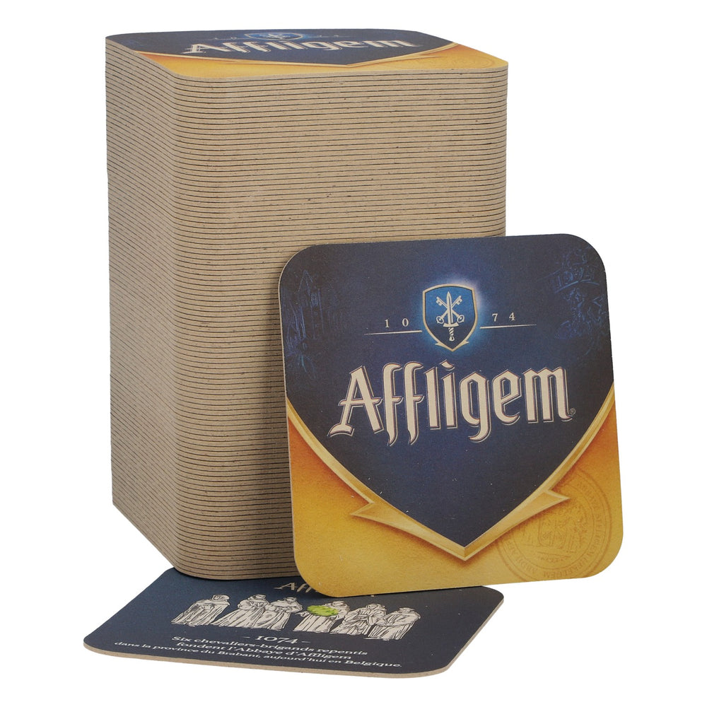 100x Affligem Bierdeckel 9x9 cm