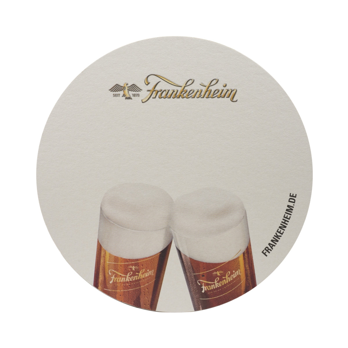 100x Frankenheim Bier Tabletteinleger 28cm Durchm. XL Bierdeckel Untersetzer