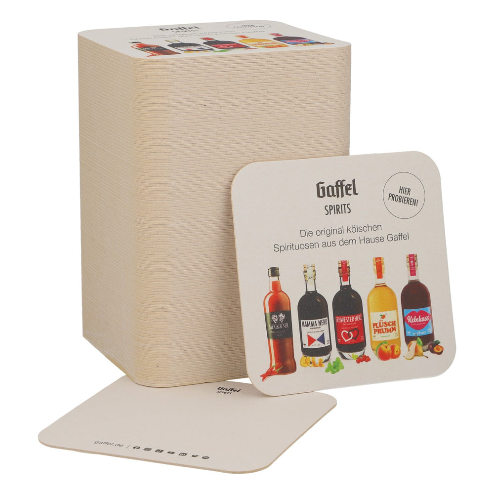 100x Gaffel Bier Bierdeckel Untersetzer Glasuntersetzer Barzubehör Spirituosen