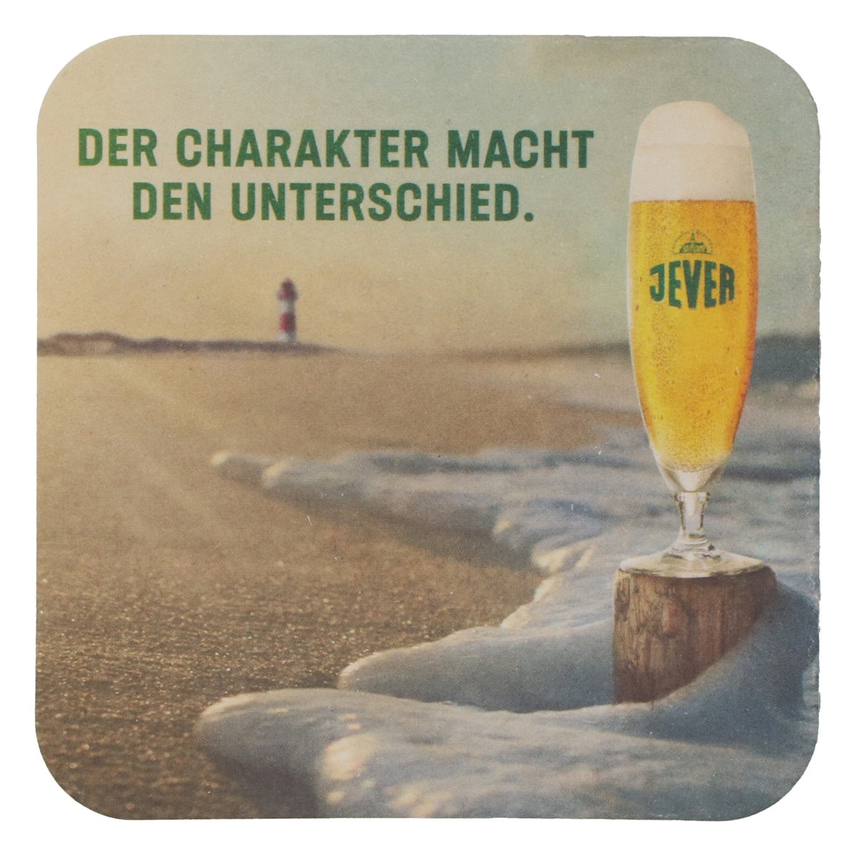 100x Jever Bier Bierdeckel Untersetzer Glasuntersetzer "Der Charakter macht den Unterschied" 9,5x9,5cm – Ansicht 4