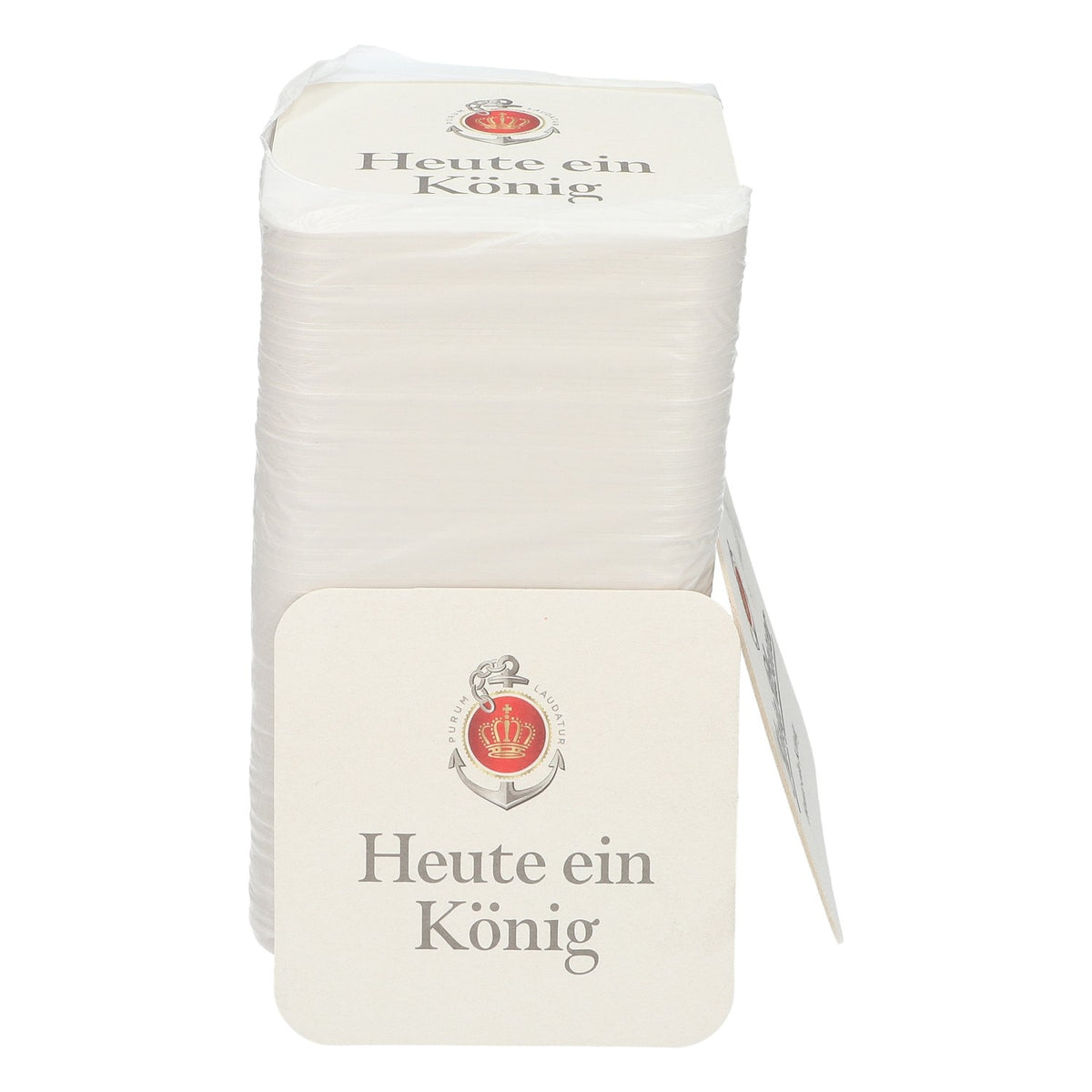 100x König Pilsener Untersetzer Bierdeckel 9x9 cm Tropfschutz Gläser Flaschen – Ansicht 3