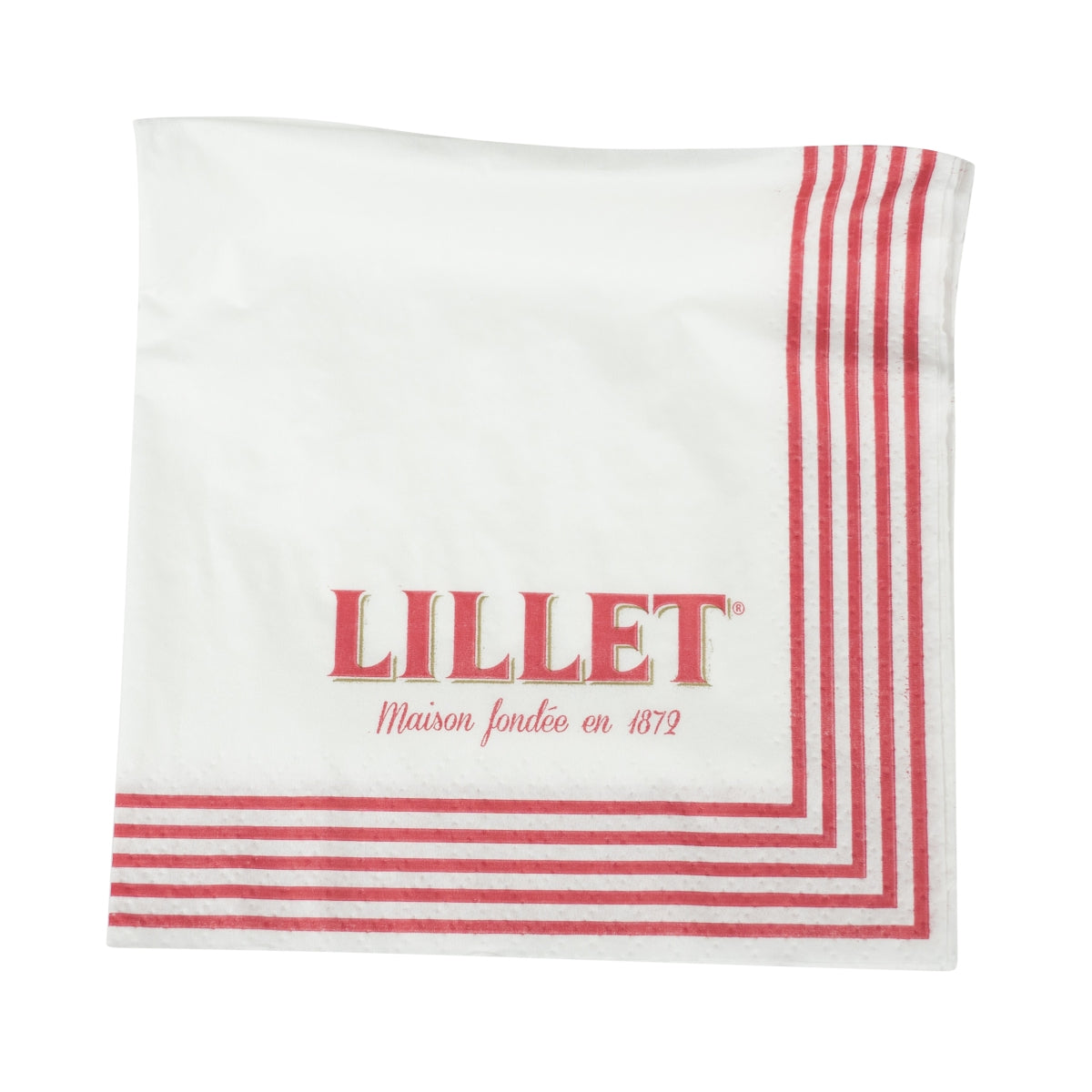 100x Lillet Servietten Untersetzer Tropfschutz Napkin 24x24cm Gastro Getränke – Ansicht 2
