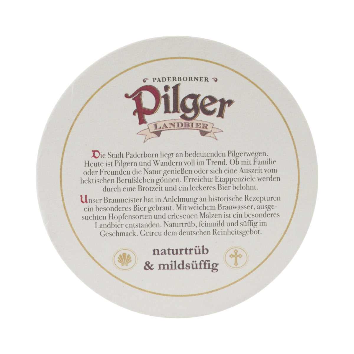 100x Paderborner Pilger Bier Bierdeckel Untersetzer Glas Bierfilz Gastro Tisch – Ansicht 2