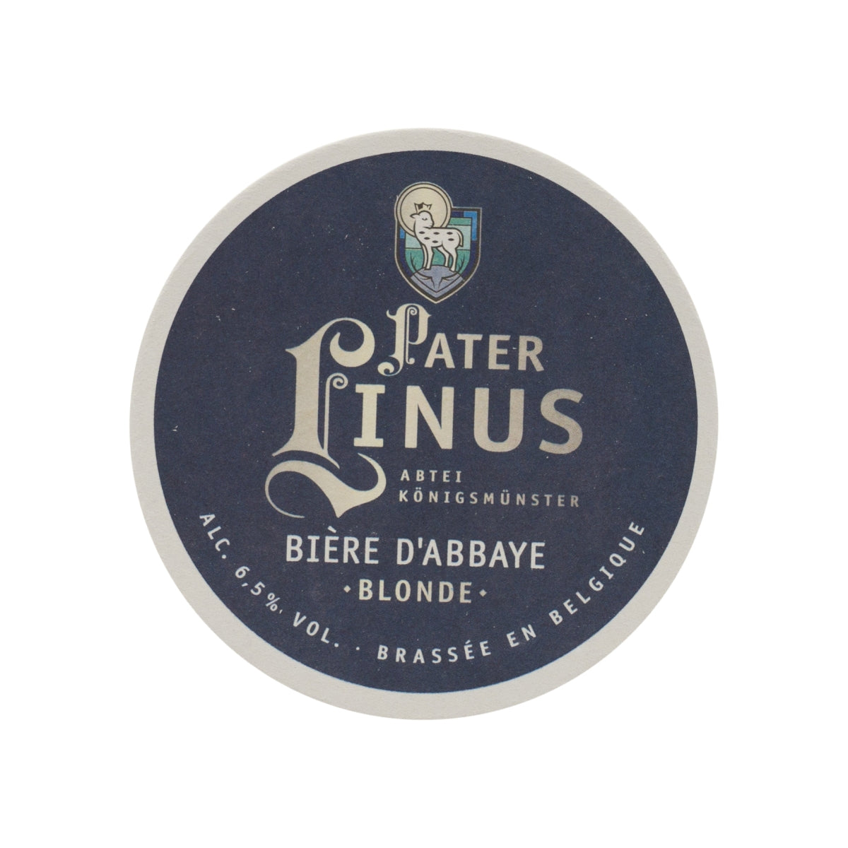 100x Pater Linus Bierdeckel 11cm Abbey Gläser Untersetzer Bierfilz Papier Beer