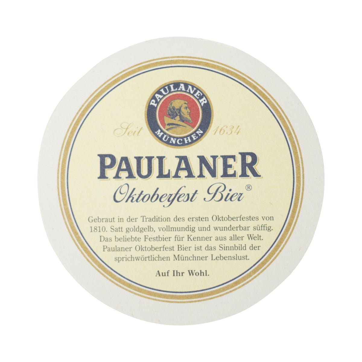 100x Paulaner Bierdeckel "Oktoberfest Bier" Untersetzer Gläser Bierfilz Tisch – Ansicht 3