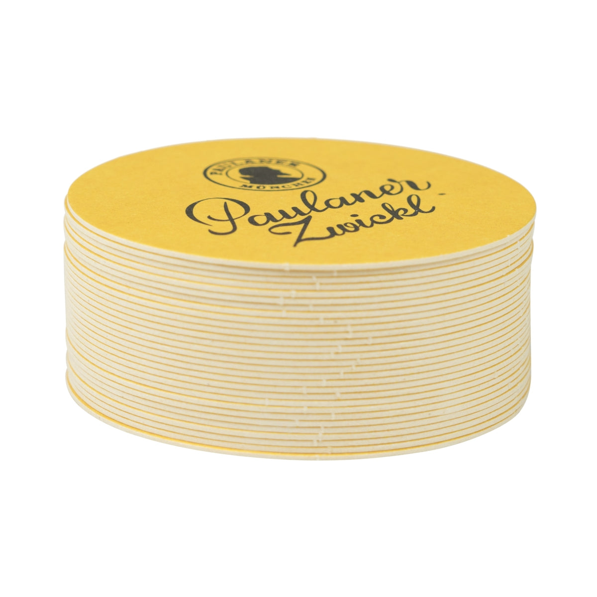 100x Paulaner Bierdeckel "Zwickl" Untersetzer Gläser Bierfilz Tisch Schoner Bar – Ansicht 2
