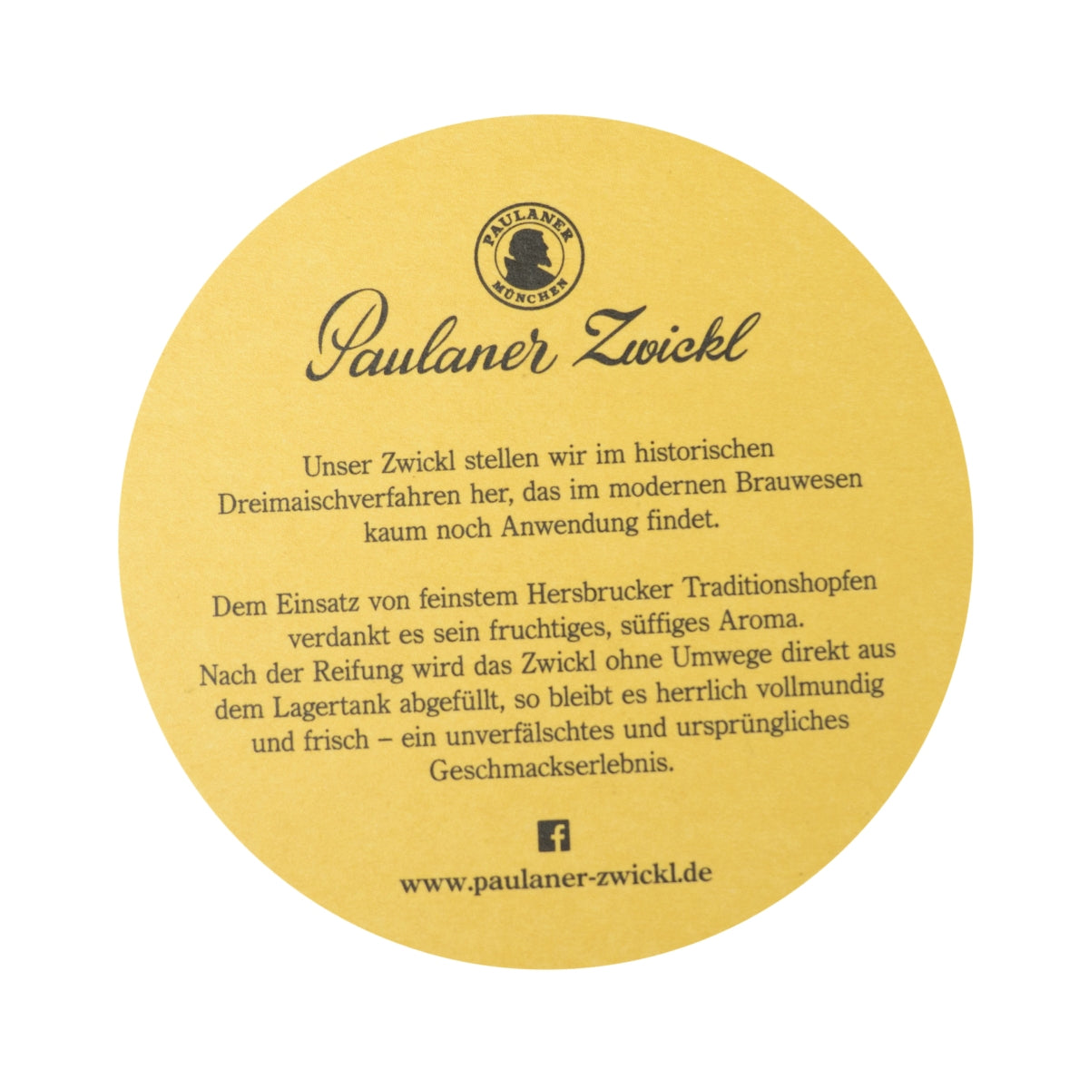 100x Paulaner Bierdeckel "Zwickl" Untersetzer Gläser Bierfilz Tisch Schoner Bar – Ansicht 3