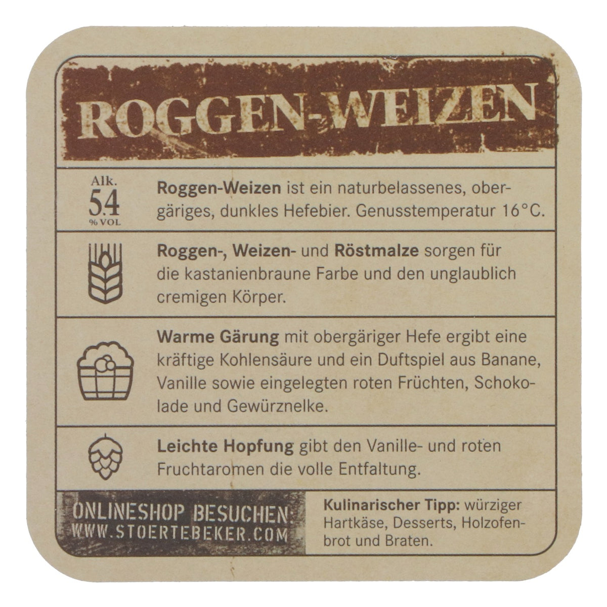 100x Störtebeker Bier Bierdeckel Roggen-Weizen Untersetzer Papier bunt Coaster – Ansicht 4