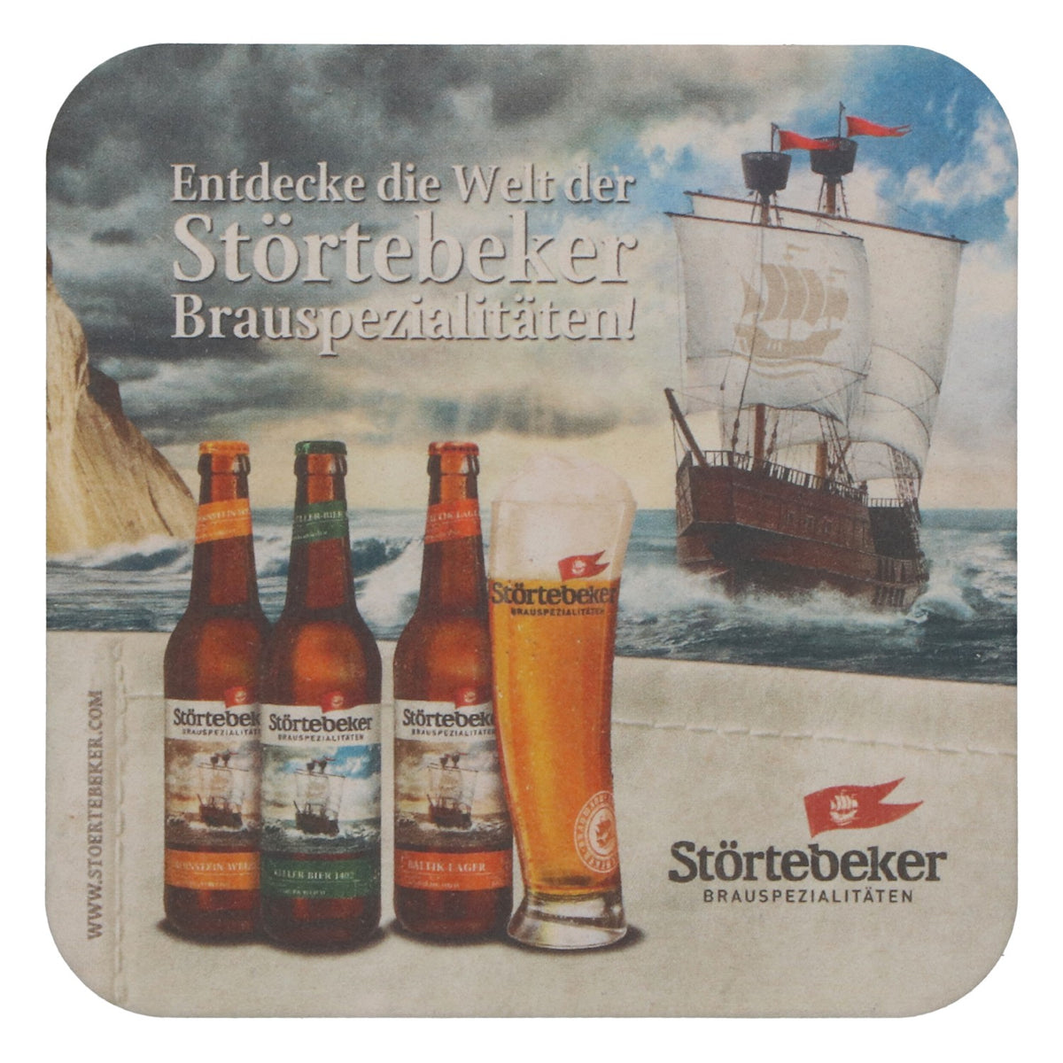 100x Störtebeker Bierdeckel Baltik-Lager NEU Untersetzer Barzubehör Deko – Ansicht 3