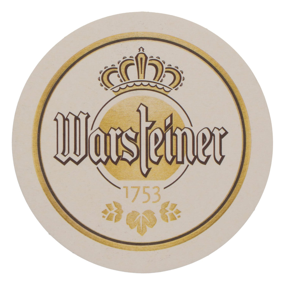 100x Warsteiner Bierdeckel Ø 10,5 cm "Manchmal will man einfach mehr" – Ansicht 3