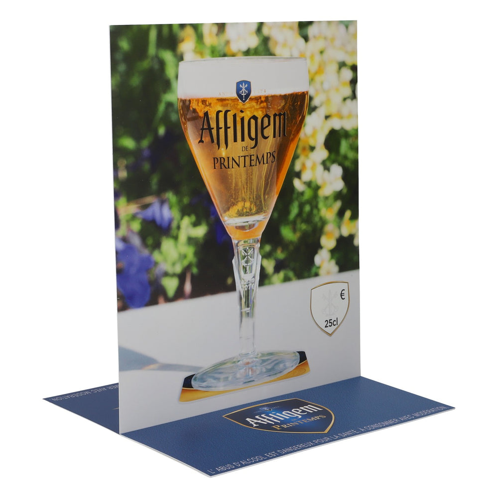 10x Affligem Bier Tischaufsteller 28,5x17,5 cm