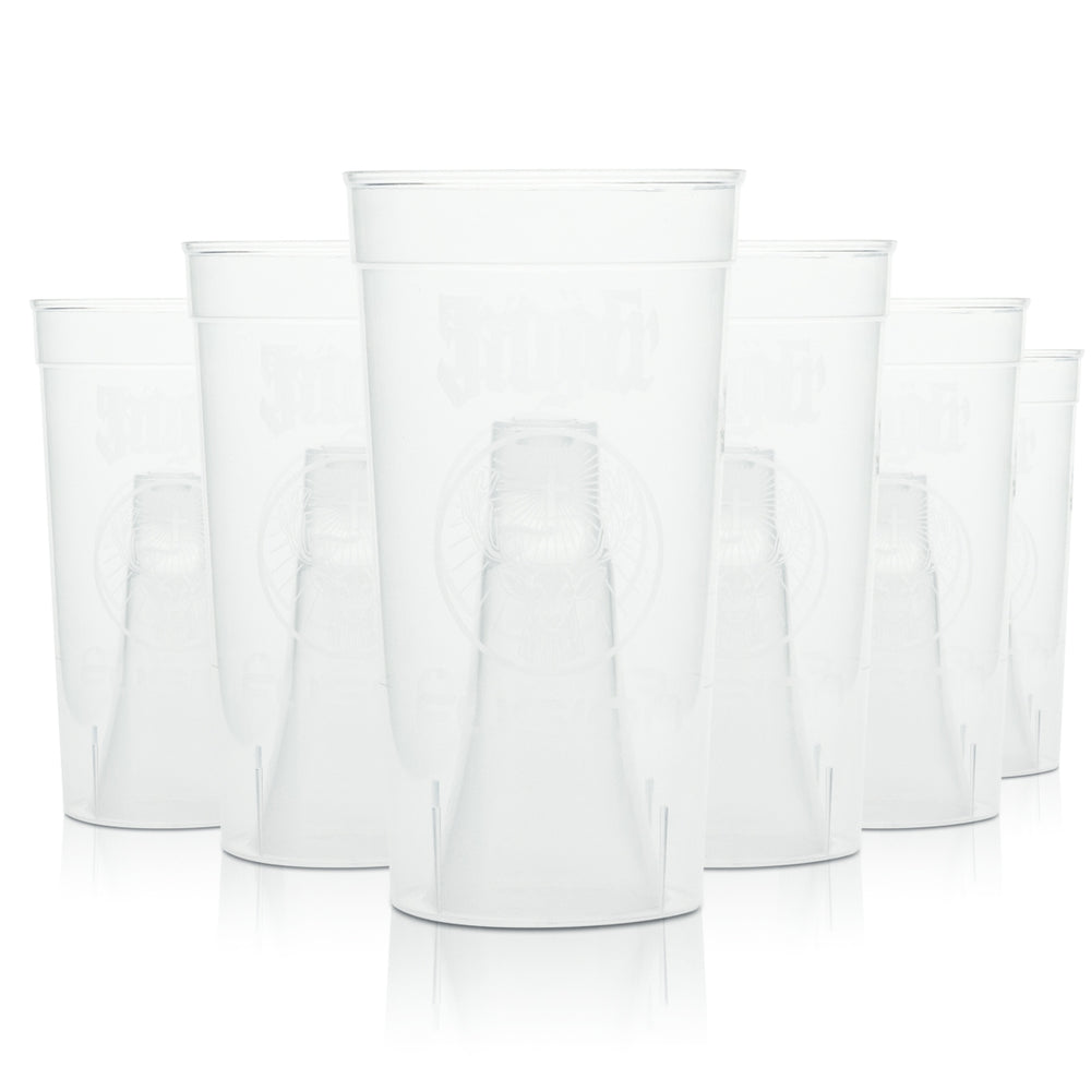10x Jägermeister Shot Becher Fusion Flying Hirsch Mehrweg Kunststoff Glas Party