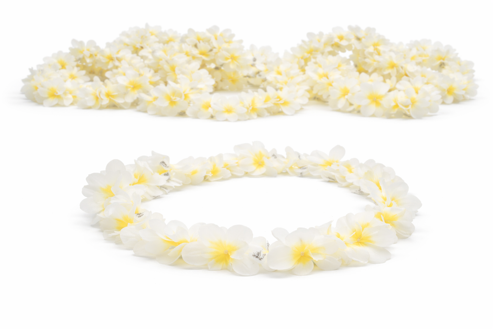 10x Malibu Halsketten Blumenketten Hawaii Party Karneval Fasching Festival Accessoir