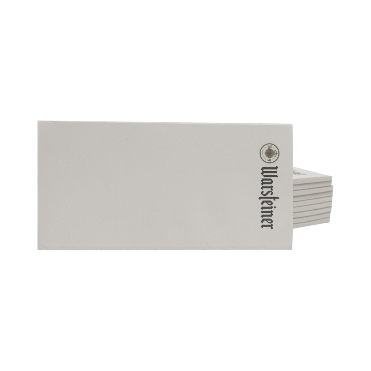 10x Warsteiner Bier Kellnerblock 15x7cm á 20 Blatt Notizblock Blöcke stabil – Ansicht 3