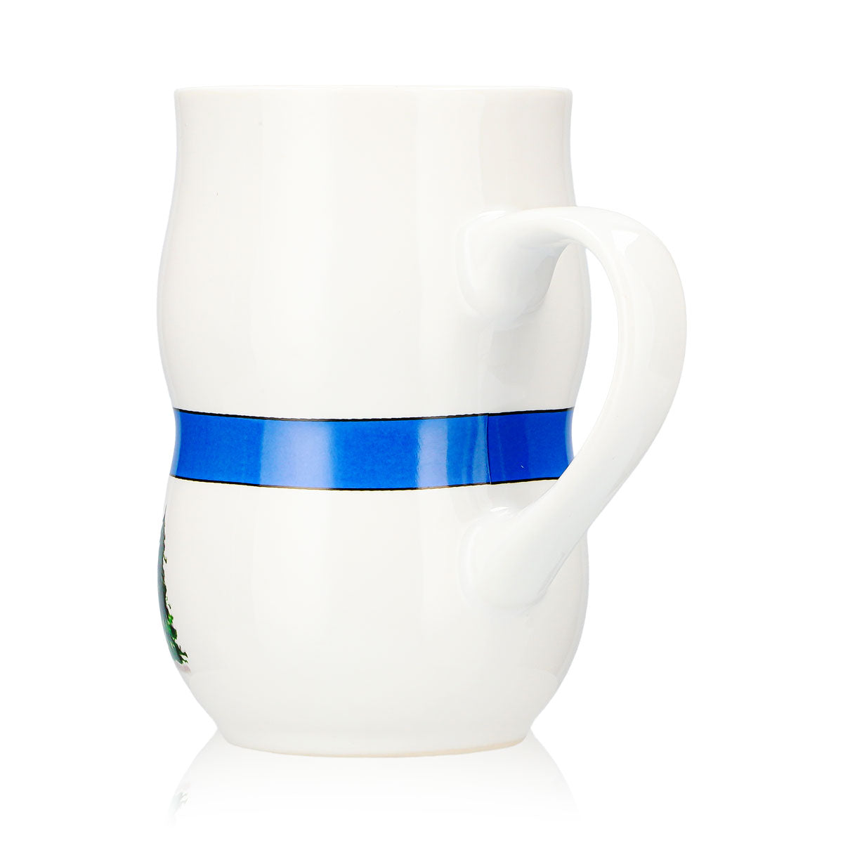 6 Mohaba Glühweinbecher Schneemann-Tasse Iceman Weihnachtsmann weiß 0,2l geeicht – Ansicht 5