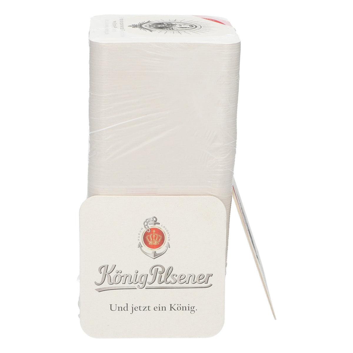 120x König Pilsener Untersetzer Bierdeckel 9x9 cm Tropfschutz Gläser Flaschen – Ansicht 2