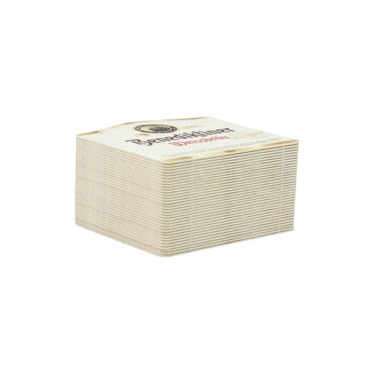 125x Benediktiner Bier Untersetzer Papier 10x9 Bierdeckel Gläser Tisch Schoner – Ansicht 3