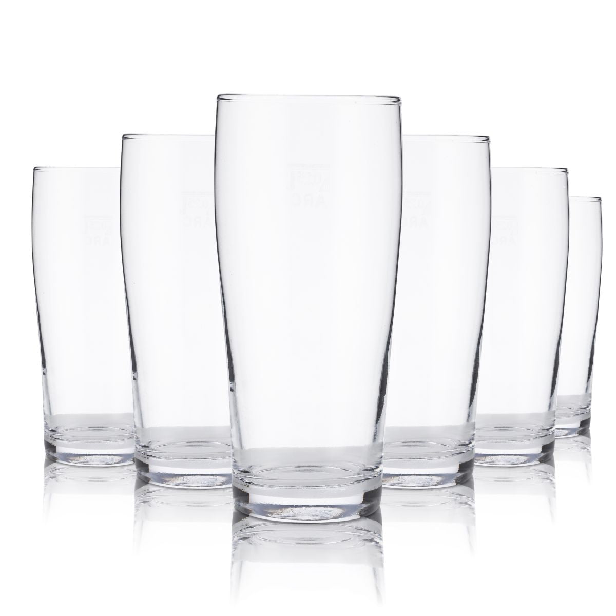 12x Becher Glas 0,3l Universal Trinkglas Arcoroc Wasser Saft Limo Softdrink Bier