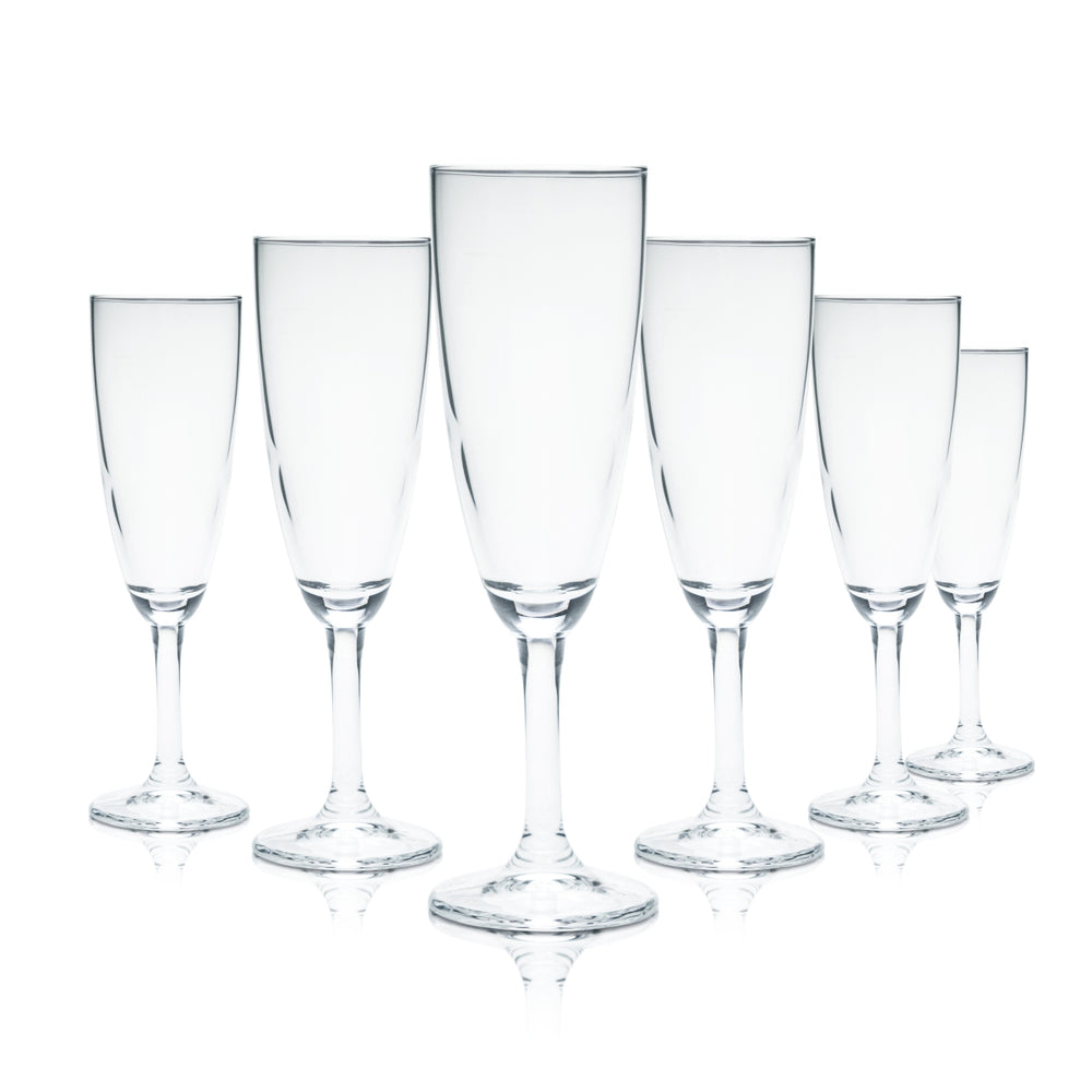 12x Bormioli Sekt Glas 0,1l Flöte Kelch Gläser Geeicht Ohne Branding Secco Champ