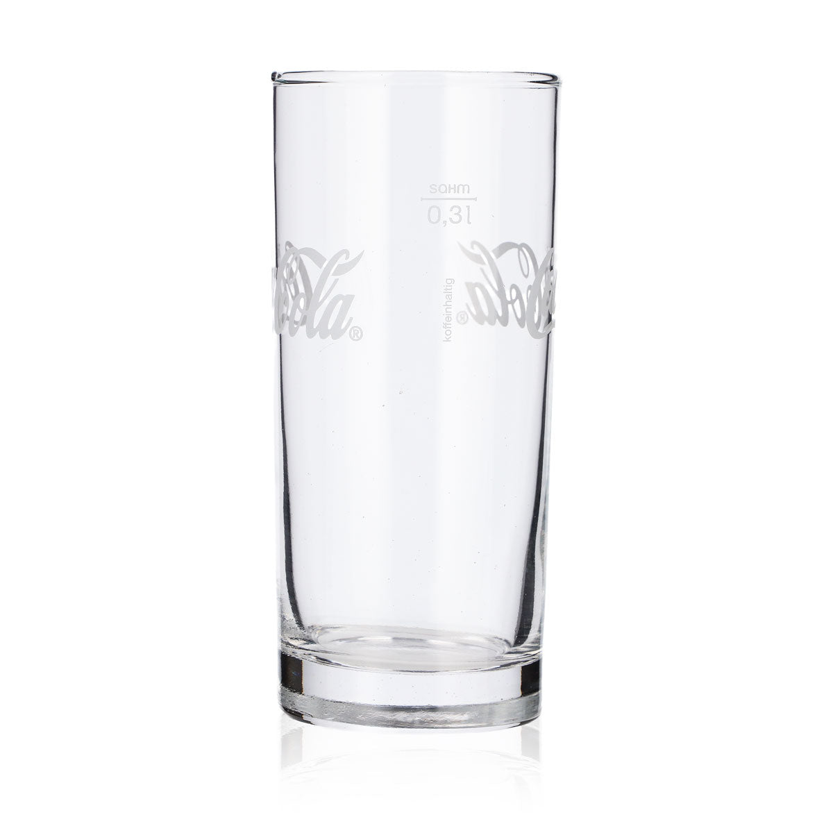 12x Coca Cola Longdrink Glas 0,3l Becher Schriftzug horizontal Sahm – Ansicht 4