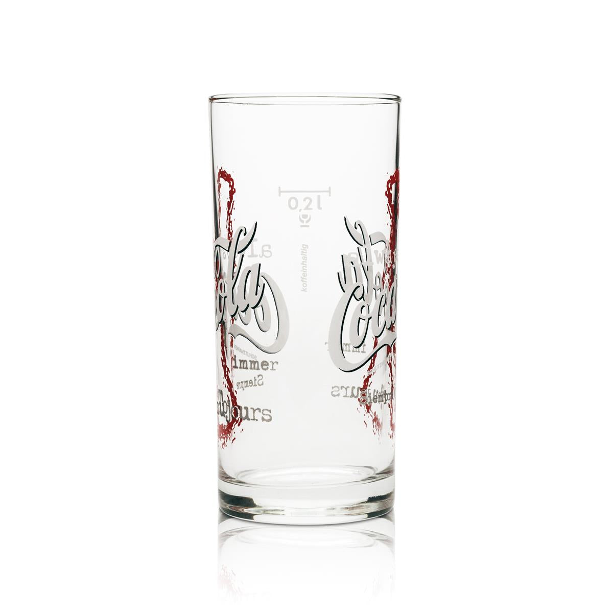 12x Coca Cola Softdrinks Glas 0,2l Always rote Schrift – Ansicht 3