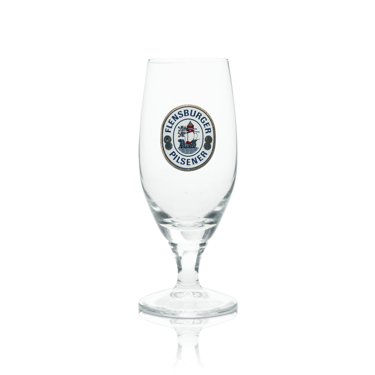 12x Flensburger Bier Glas Pokal Rolinck 200ml rastal – Ansicht 2