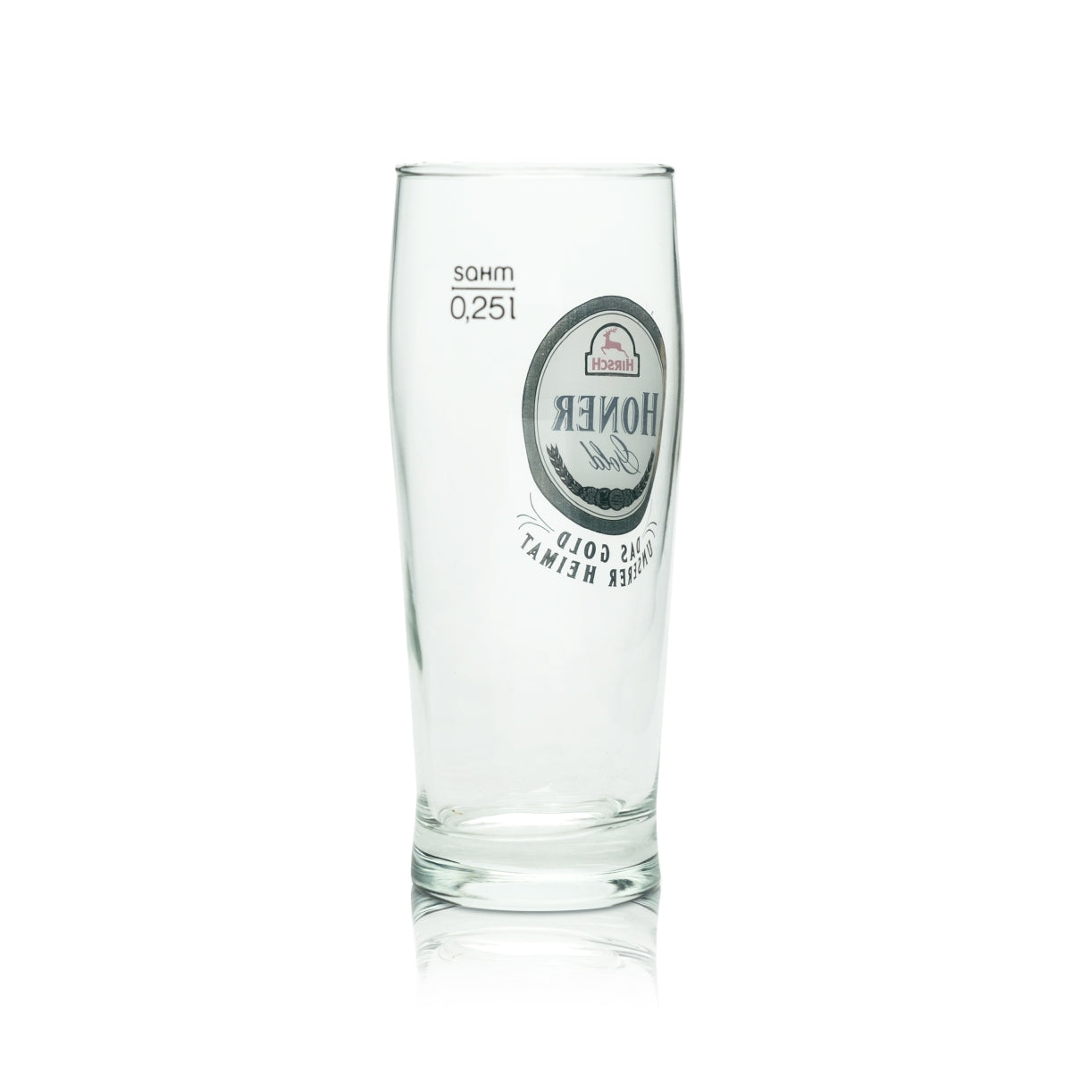 12x Hirsch Bräu Bier Glas 0,25l Becher Honer Gold Sahm Willi Pils Gläser Beer – Ansicht 4