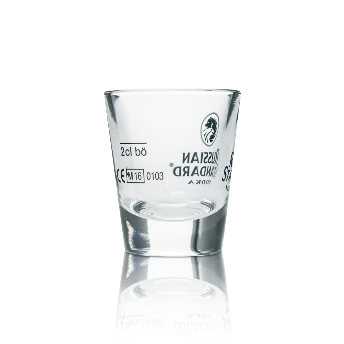 12x Russian Standard Vodka Glas Shotgläser 2cl Logo – Ansicht 3