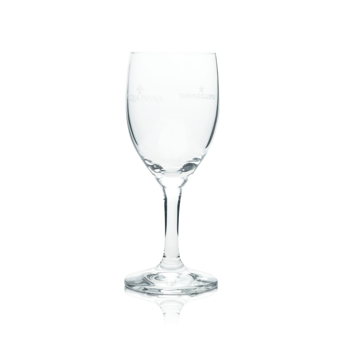 12x San Pellegrino Glas 0,22l Kelch Gläser Acqua Panna Mineral Wasser Sprudel – Ansicht 4
