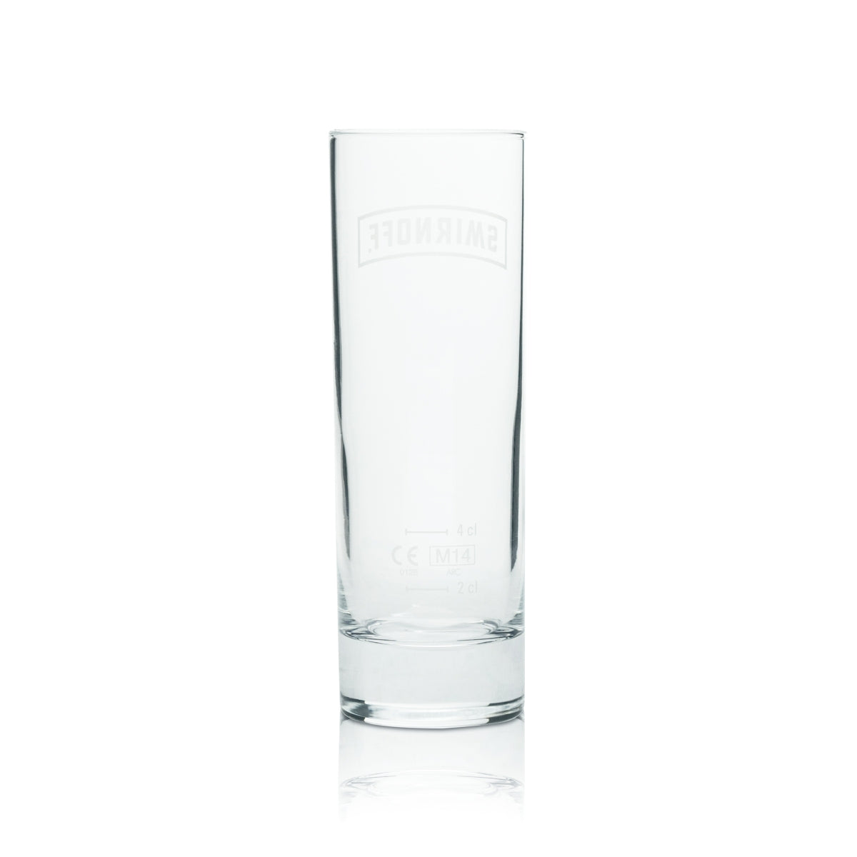12x Smirnoff Glas 0,2l Longdrink Becher Gläser Rund Gastro Kneipe Bar Vodka – Ansicht 3