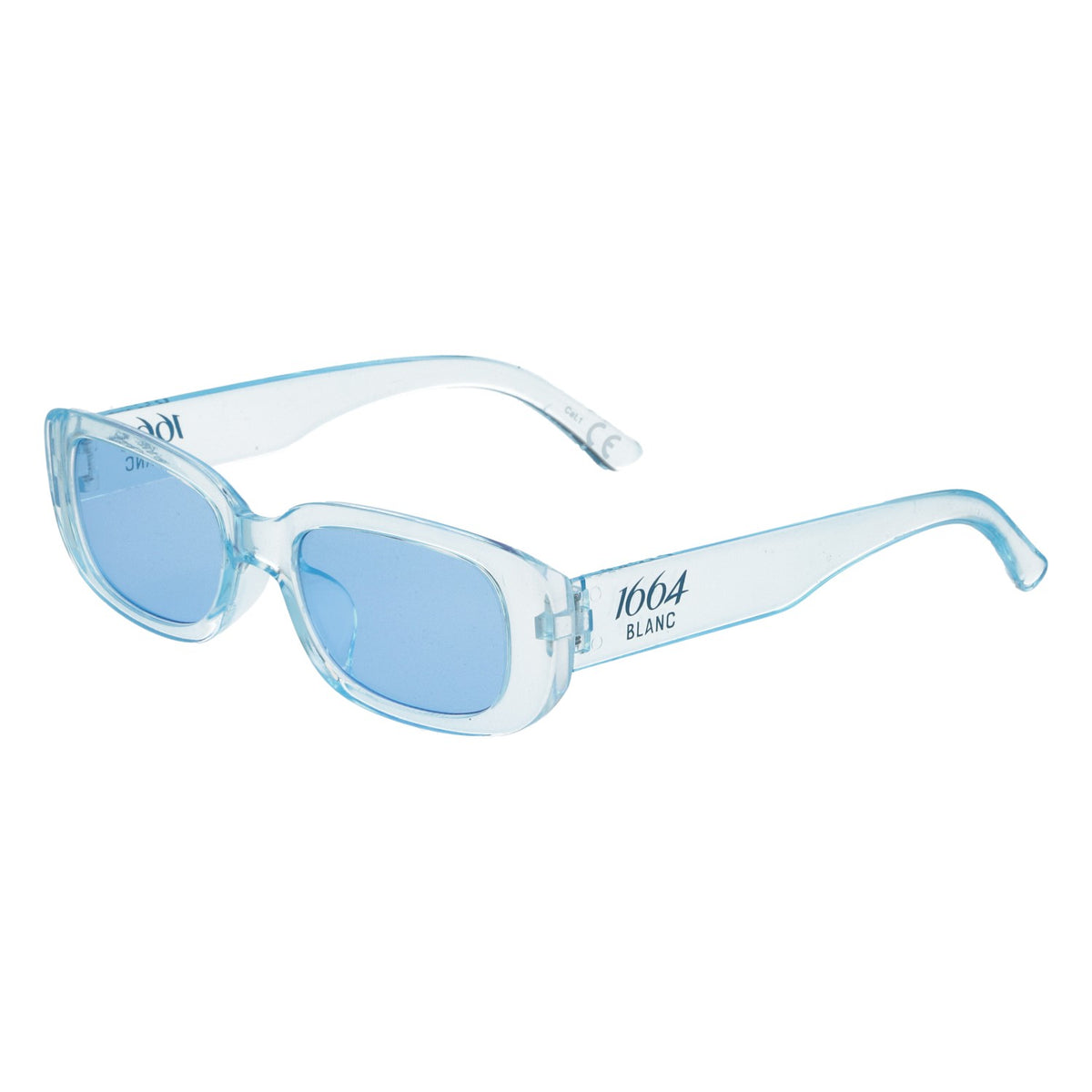 1664 Blanc Sonnenbrille Partybrille blaues Glas transparent Kat 1 Schutz – Ansicht 3