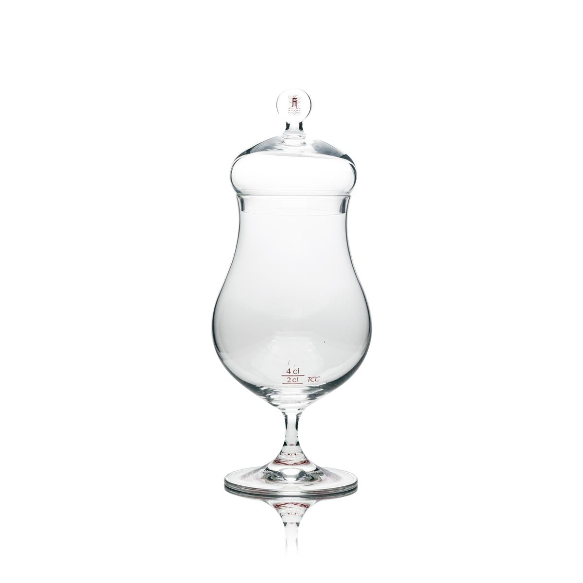1x Asbach Uralt Likör Glas 0,2l "Geniesserglas" Klein mit Deckel – Ansicht 2