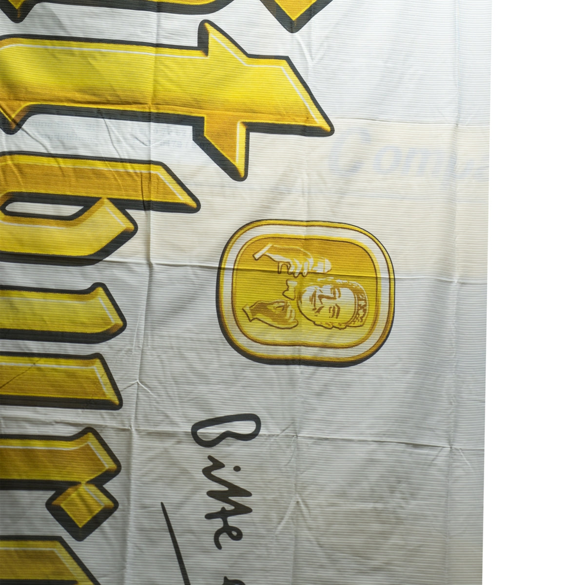 1x Bitburger Bier Fahne Logo Weiß Grün – Ansicht 2