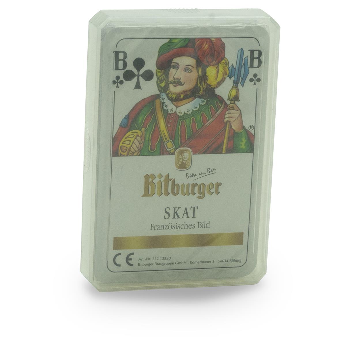 1x Bitburger Bier Kartenspiel neue Version