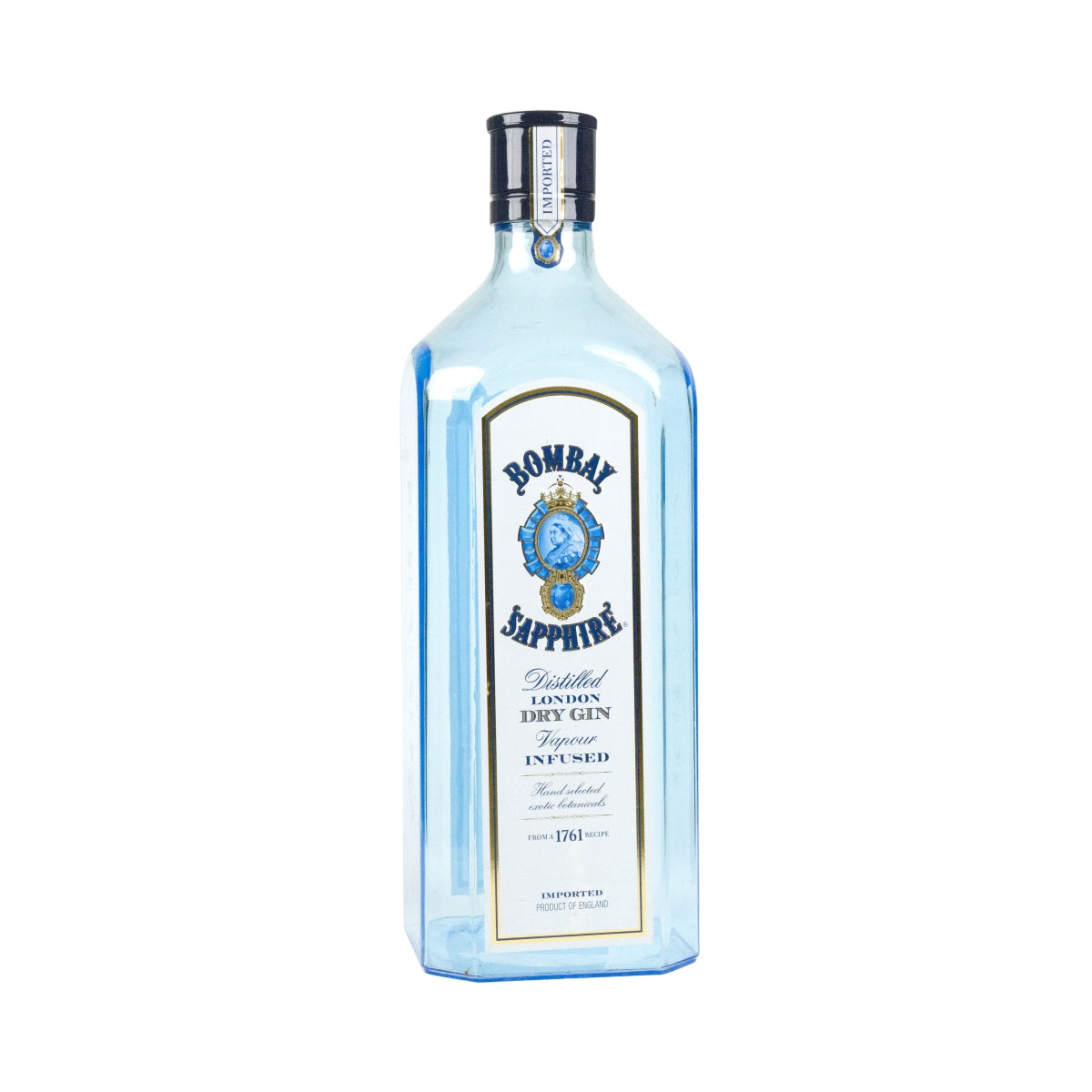 1x Bombay Sapphire Gin Showflasche 6l blau Plastik