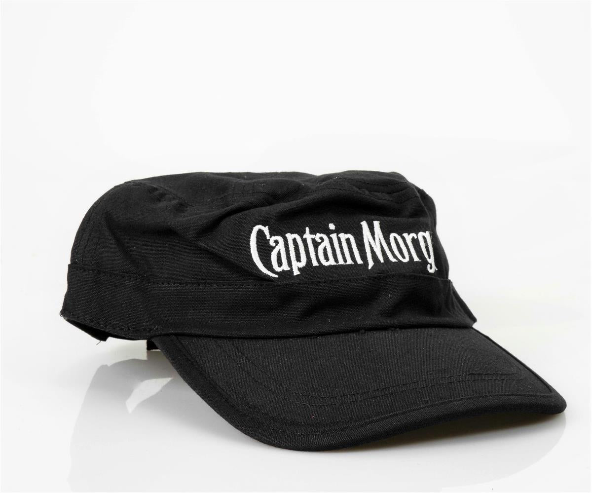 1x Captain Morgan Rum Kappe schwarz Stoff
