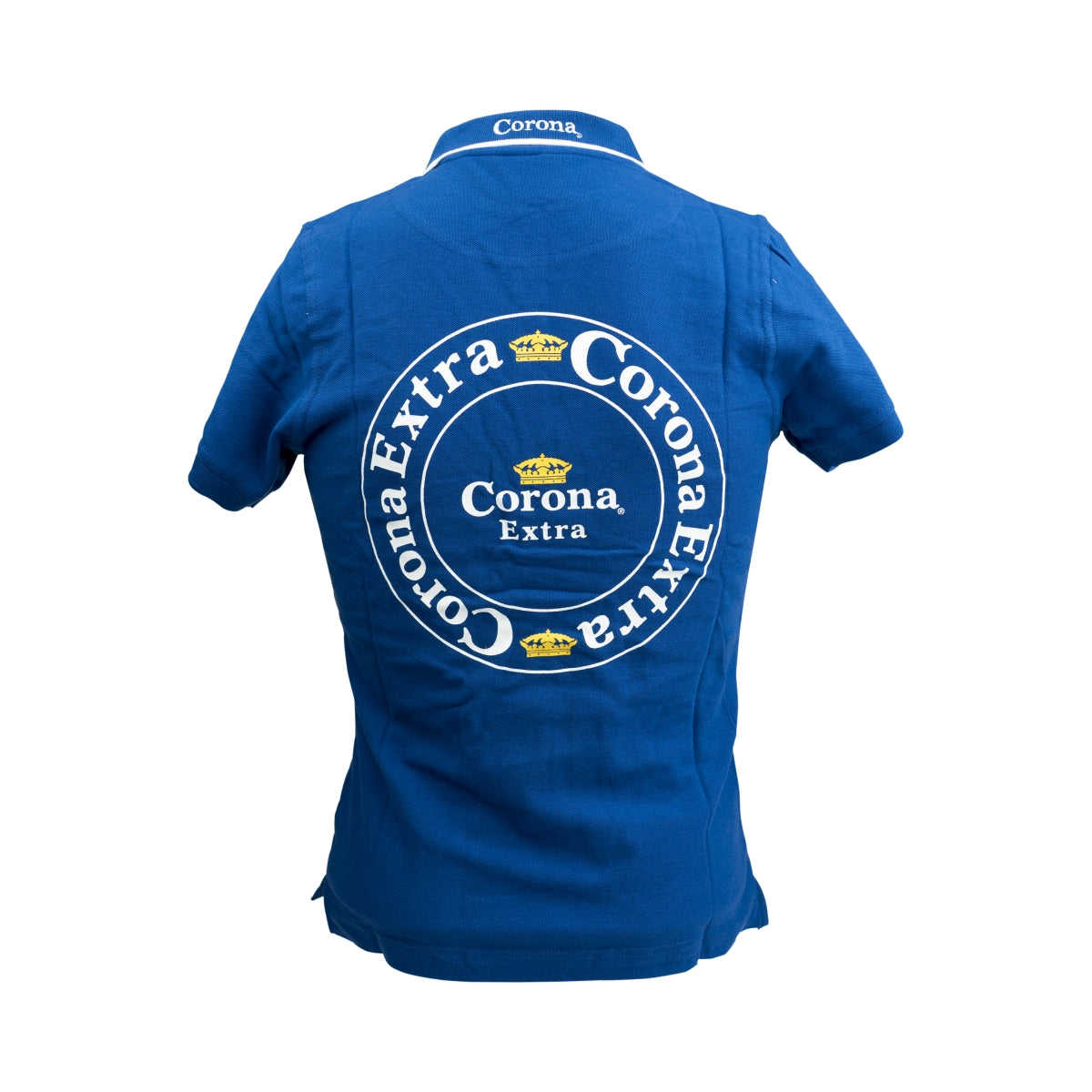1x Corona Bier Polo Damen blau Gr. S – Ansicht 2
