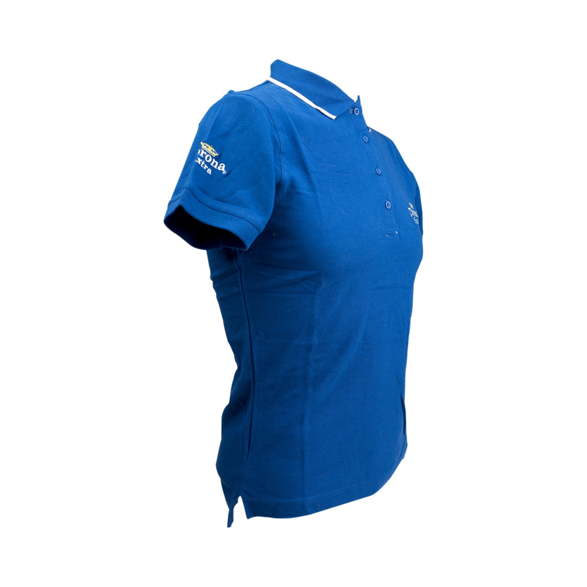 1x Corona Bier Polo Damen blau Gr. S – Ansicht 3