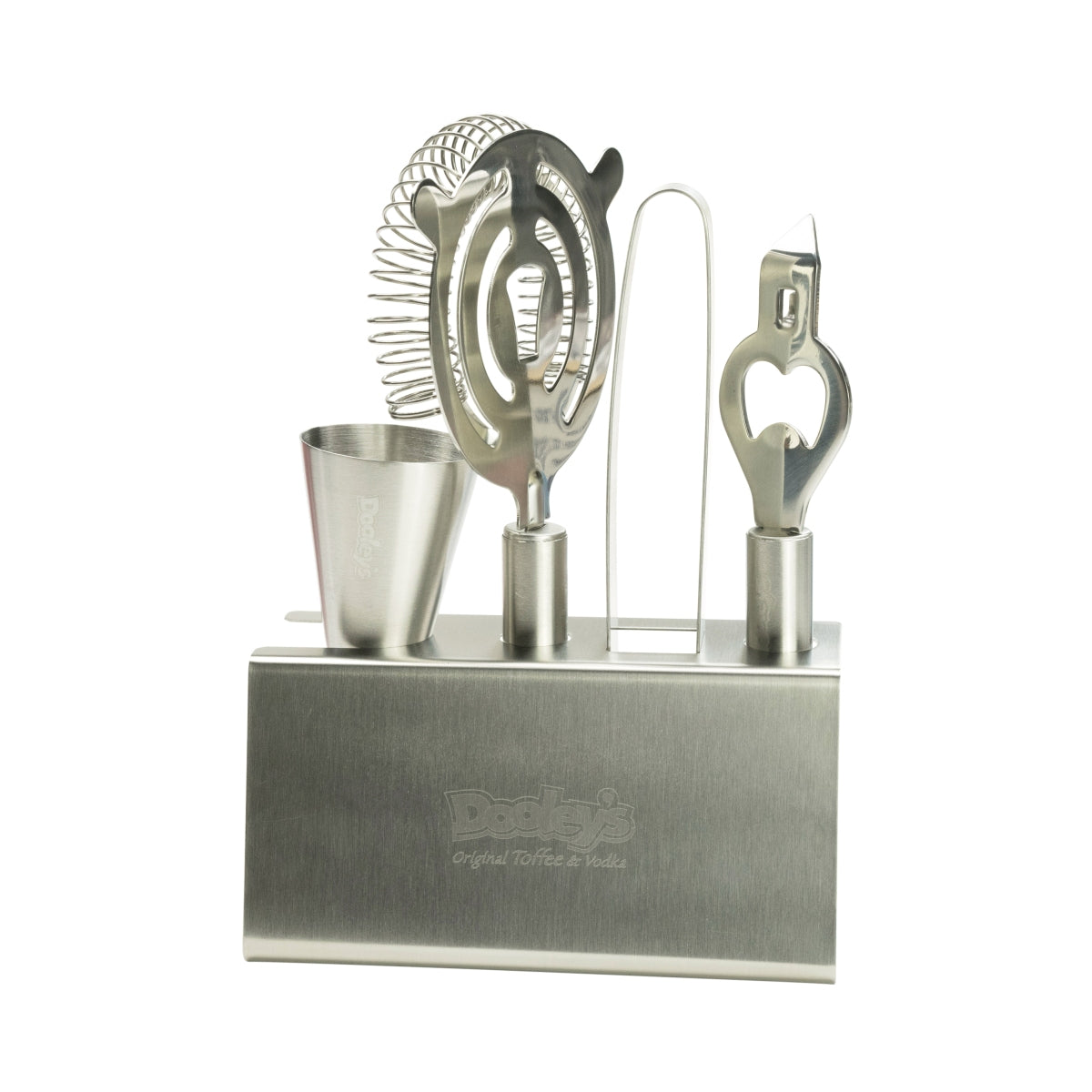 1x Dooley's Likör Barzubehör Cocktail Set Stainless Steel