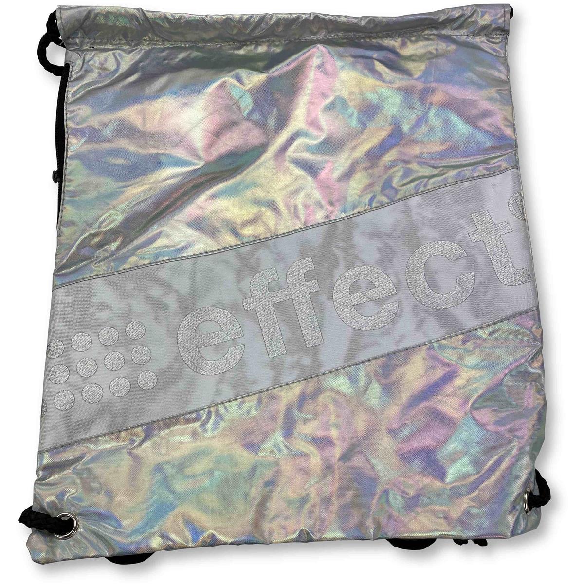 1x Effect Energy Jutebeutel silber metallic