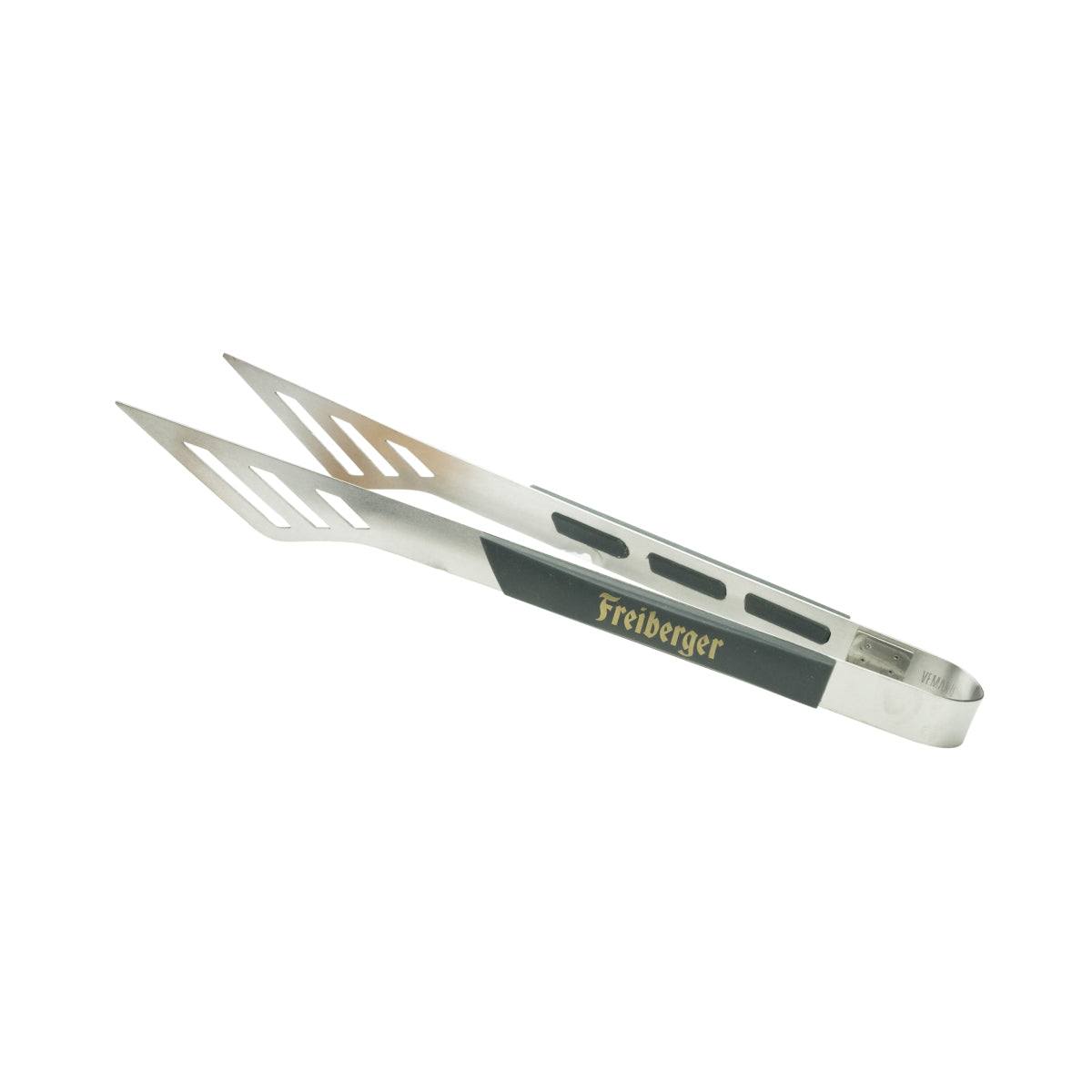 1x Freiberger Bier Grillzange Metall schwarzer Griff – Ansicht 2