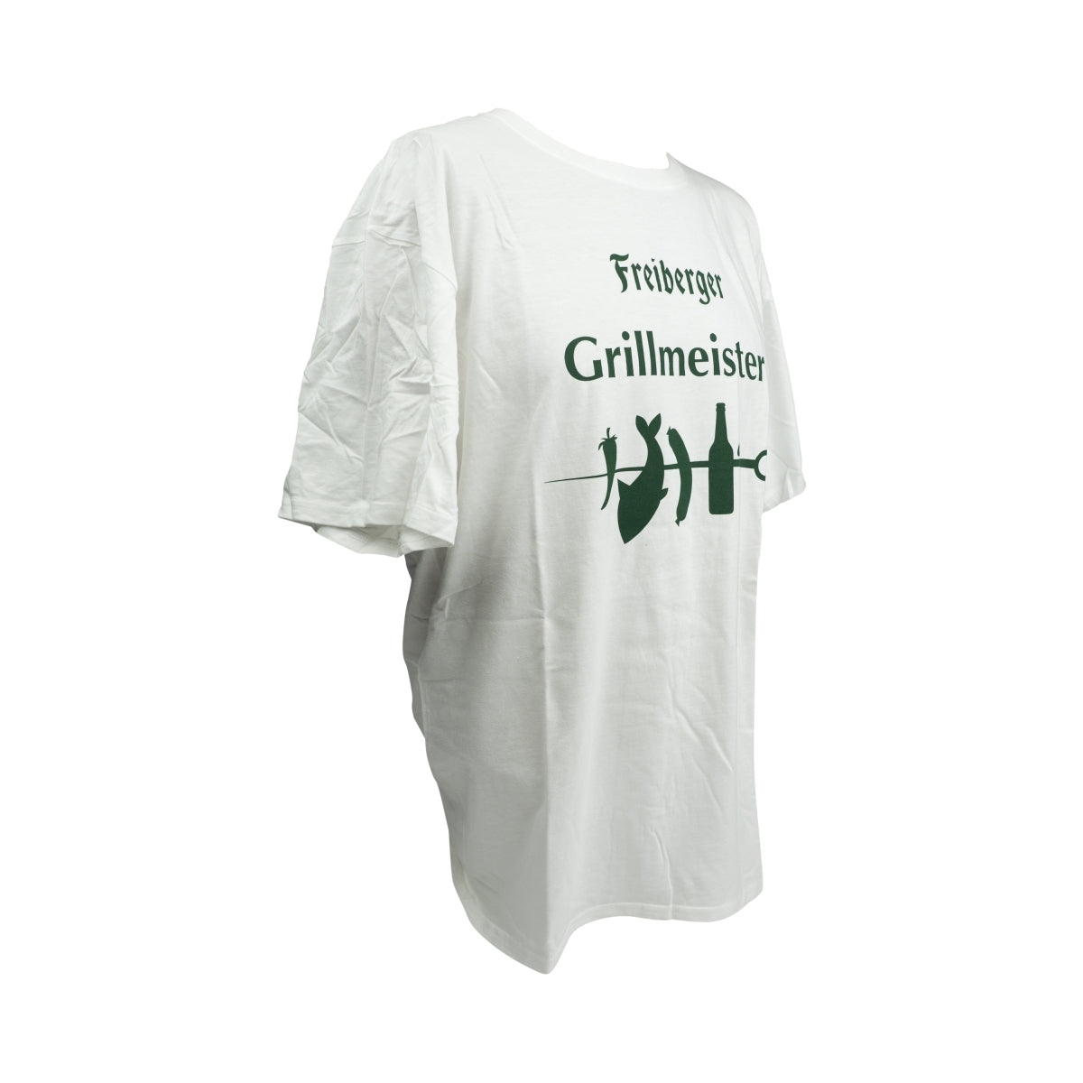 1x Freiberger Bier T-shirt Grillmeister weiß/grün XL – Ansicht 2
