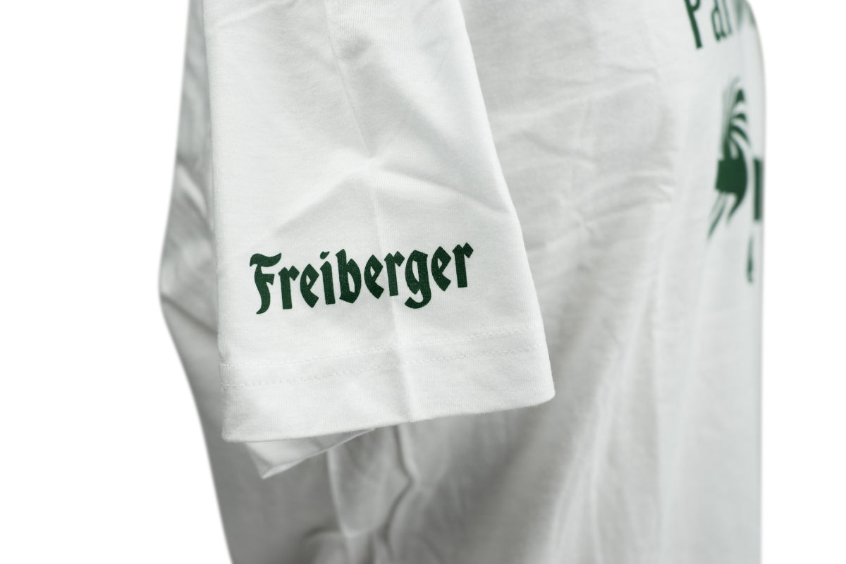1x Freiberger Bier T-shirt Partylöwe weiß/grün XL – Ansicht 3
