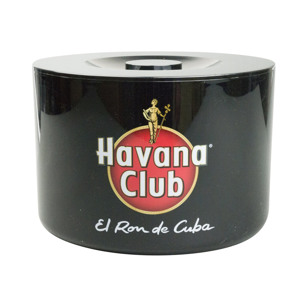 1x Havana Club Rum Kühler Eisbox 10l Schwarz Rund