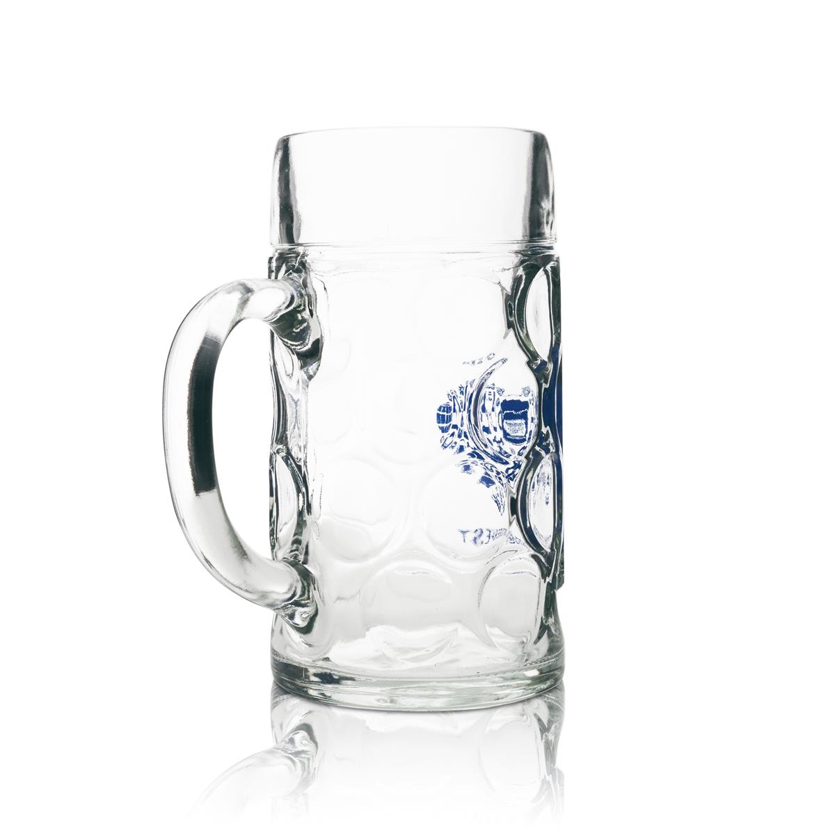 1x Hofbräu München Bier Glas 1l Maßkrug Oktoberfest Version – Ansicht 2