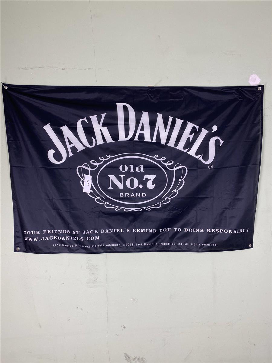1x Jack Daniels Whiskey Fahne schwarz 150 x 100 – Ansicht 2