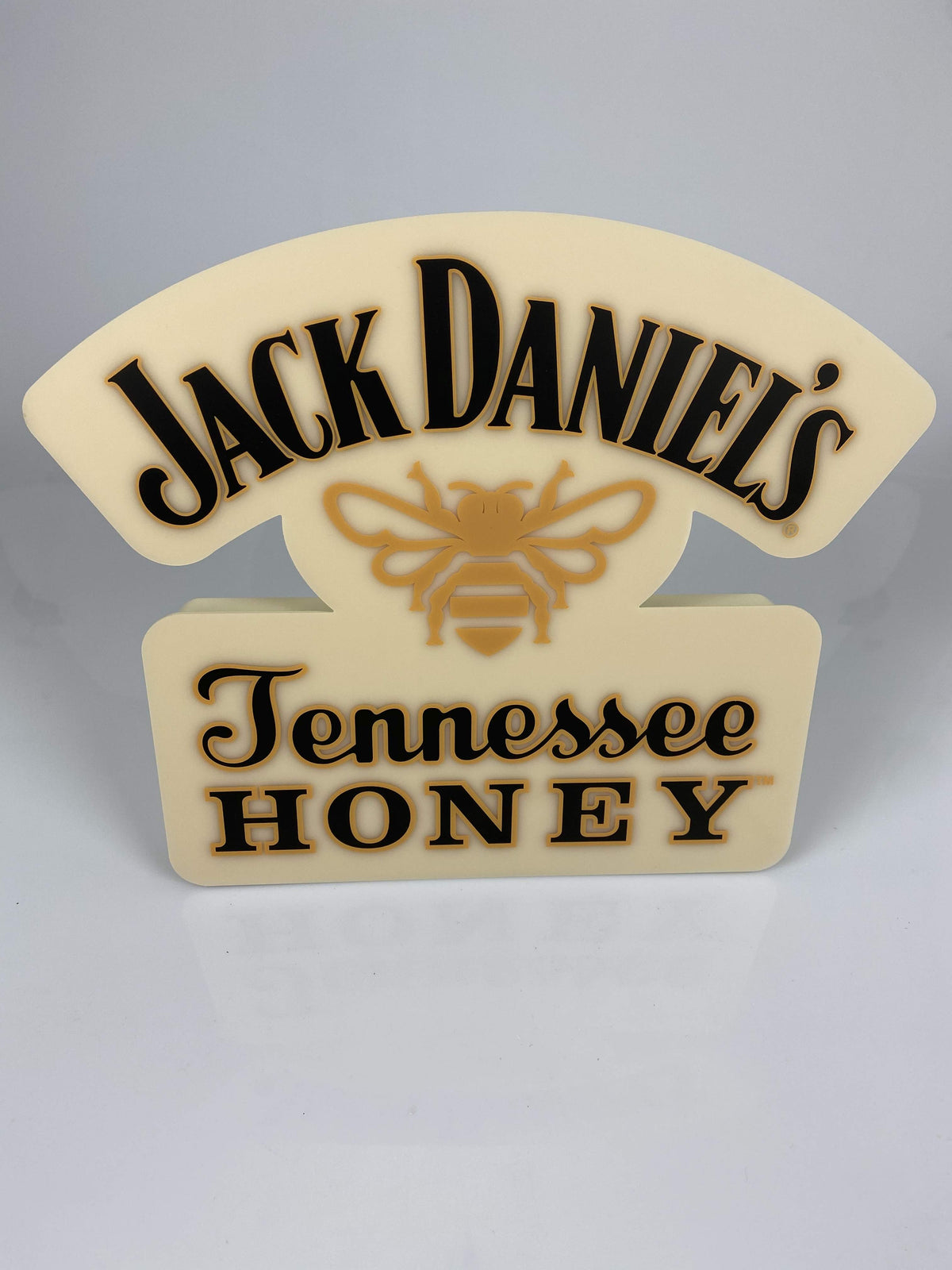 1x Jack Daniels Whiskey Leuchtreklame Honey Schild gelb – Ansicht 2