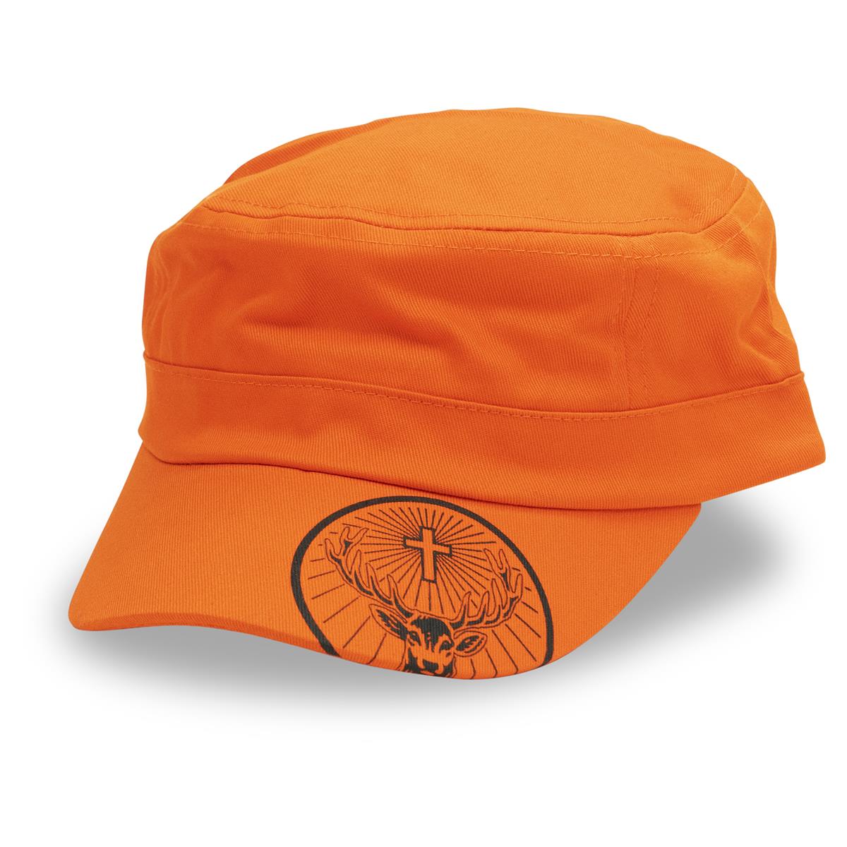 1x Jägermeister Likör Schildmütze Orange Franzosenkappe